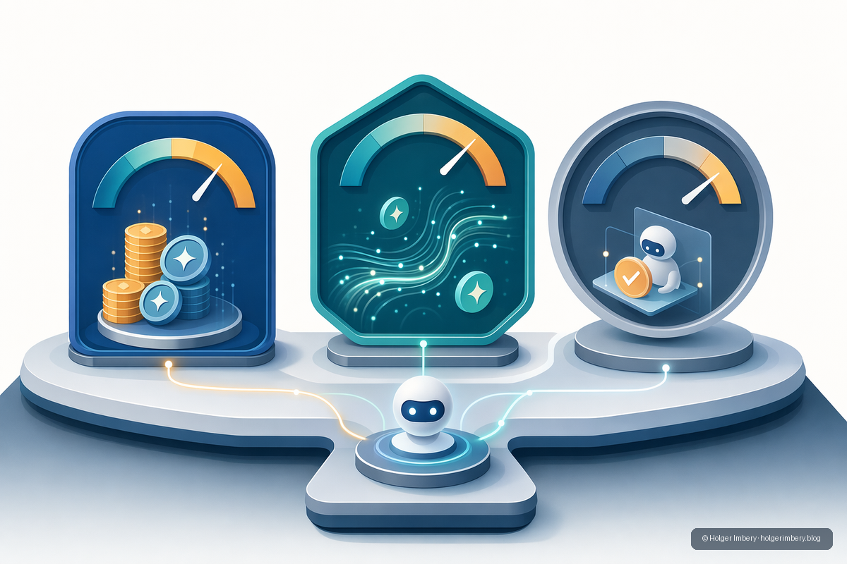 Three surfaces, three separate meters