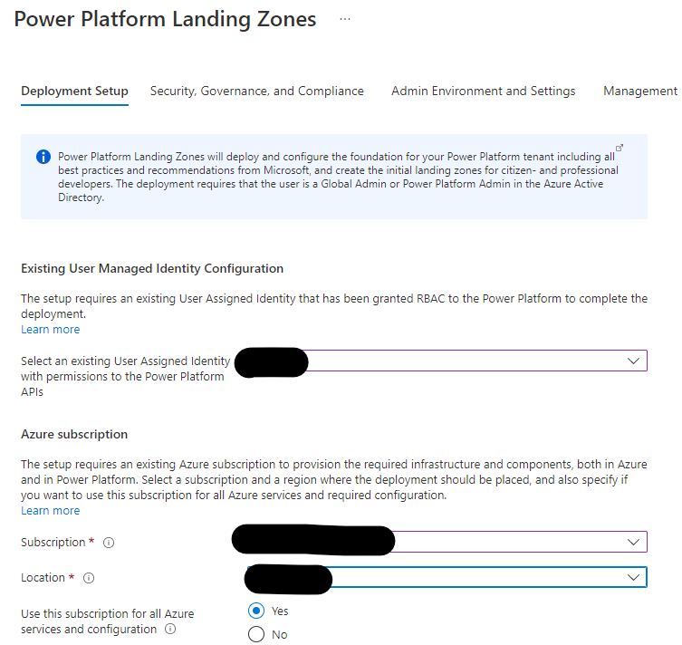 Figure 2: deployment of your landing zones