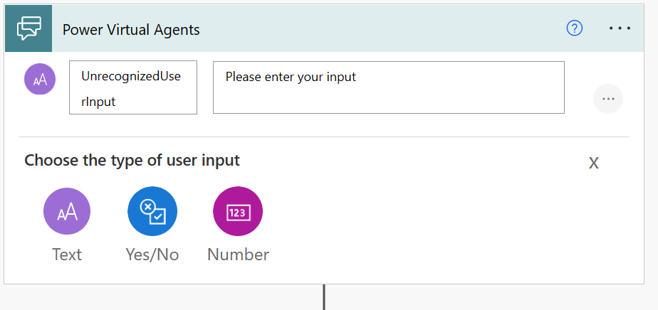 Figure 5: text variable as input