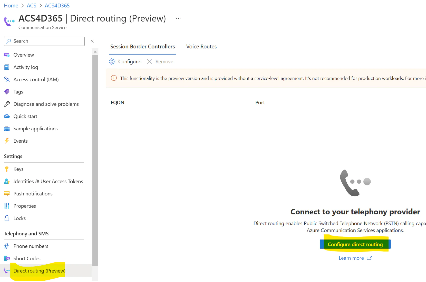 Figure 4: Create a new Session Border Controller Configuration